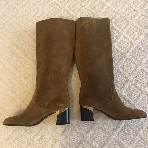 New Lanvin brown suede boots, 41 - Picture 2 of 8